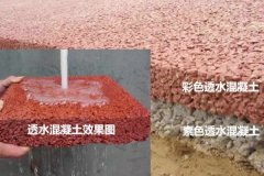 透水混凝土施工工藝和工作原理、透水混凝土價格及套什么定