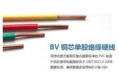 bv電線是什么意思？bv電線圖片和結構及bv電線的顏色及使用規