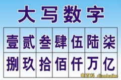 大寫數字一到十怎么寫？數字大寫怎么寫0到10及大寫的一到十