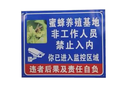保護蜜蜂的宣傳標牌效果圖